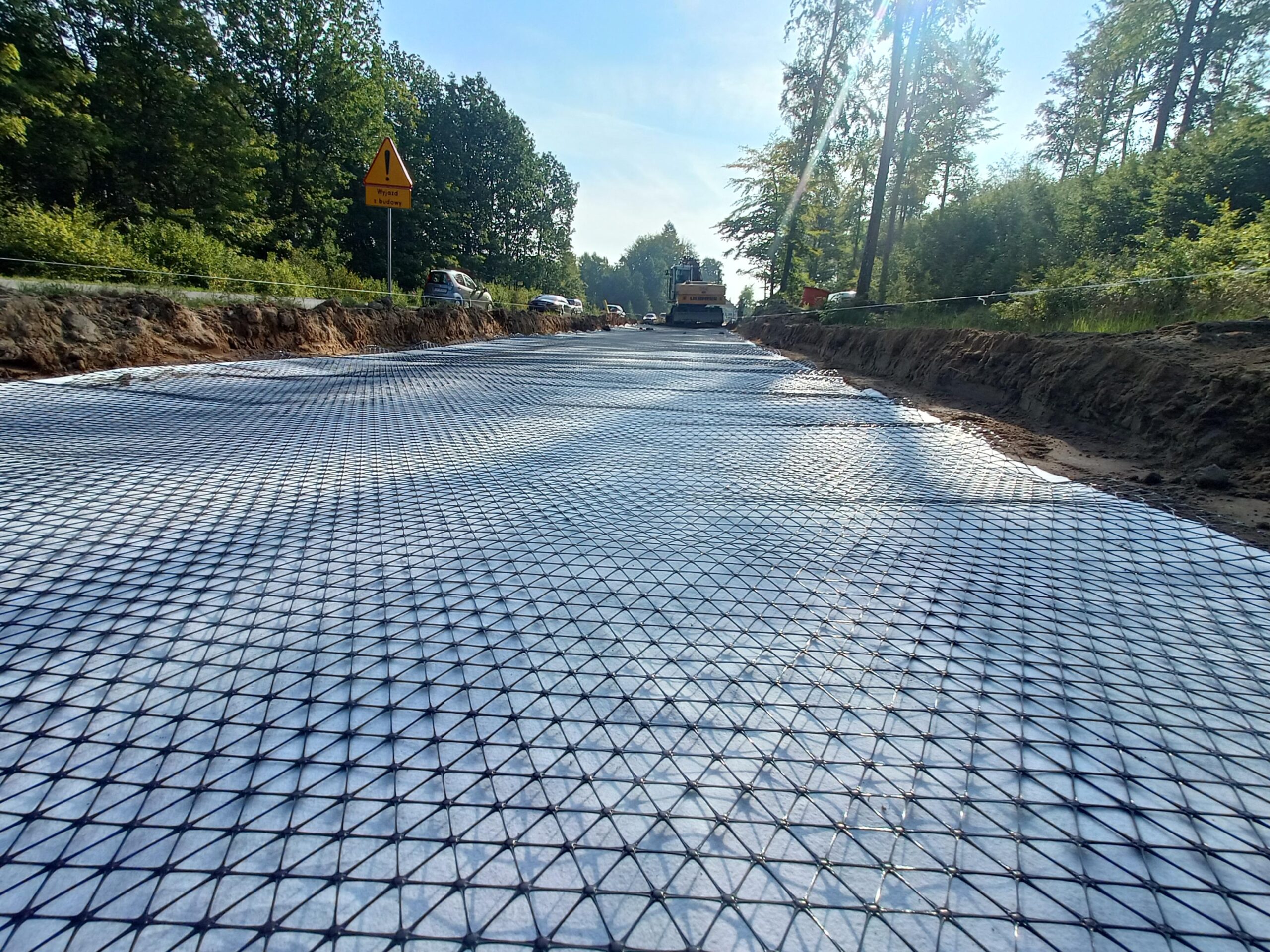 Georuszty polipropylenowe trójosiowe (heksagonalne)