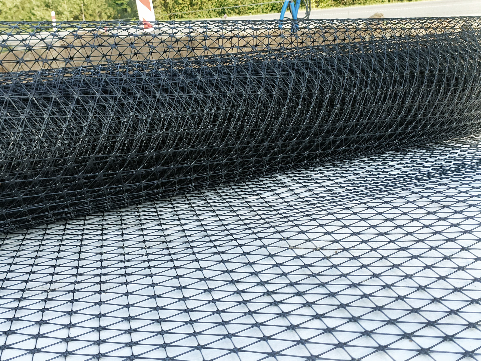 Georuszty polipropylenowe trójosiowe (heksagonalne)